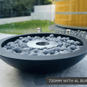 720MM CONCRETE FIREPITS BIO-ETHANOL