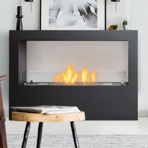 Modena Large Rectangle Bio-Ethanol Fireplace
