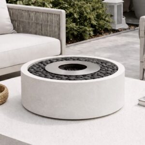 Nuri Fire Billy 550 5L Burner - Tabletop Cylinder Concrete Firepits Bio-Ethanol