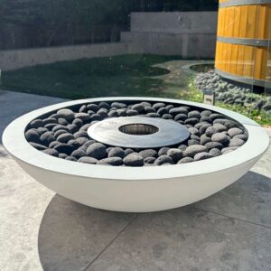 Large 900mm 5L Concrete Firepits Bio-Ethanol