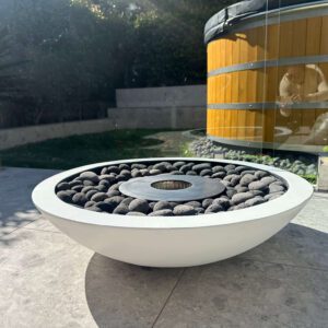 Large 900mm 5L Concrete Firepits Bio-Ethanol