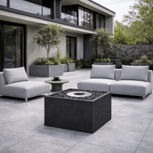 Luna Concrete Firepit Bioethanol