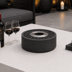 Nuri Fire Billy 450 - Tabletop Cylinder Concrete Firepits Bio-Ethanol