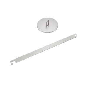 Stainless Steel Flame Control Rod & Extinguisher Lid Set