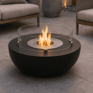 PORTABLE NURI 800 STELA BIO-ETHANOL STEEL FIREPIT