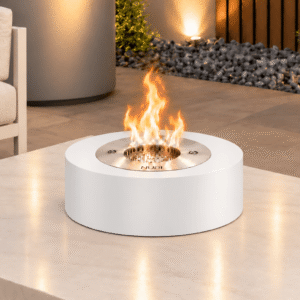 THE PUCK 450MM 3L STEEL CYLINDER TABLETOP FIRE PIT ENTERTAINER PORTABLE